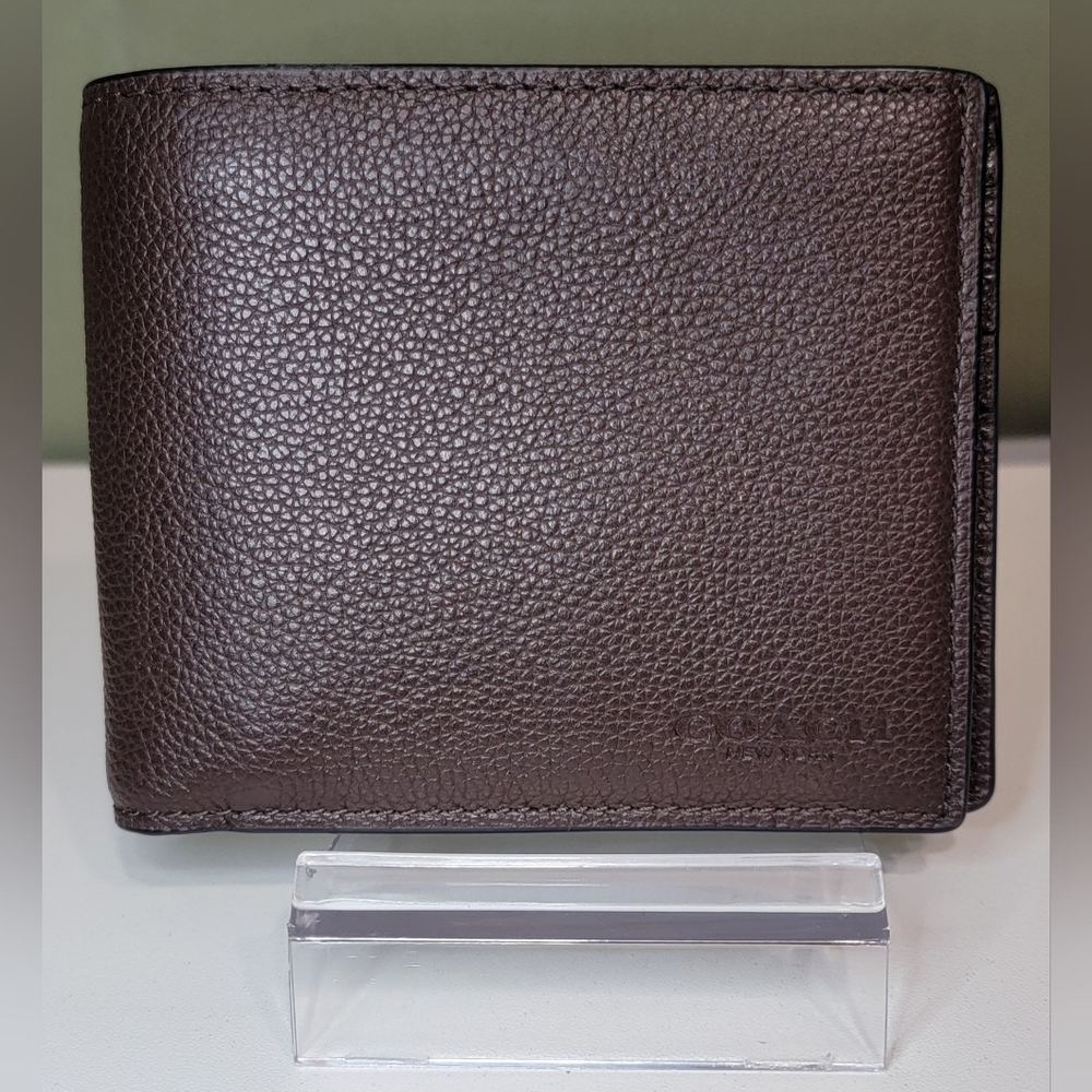 COACH Brown Leather Wallet - Picture 3 of 12